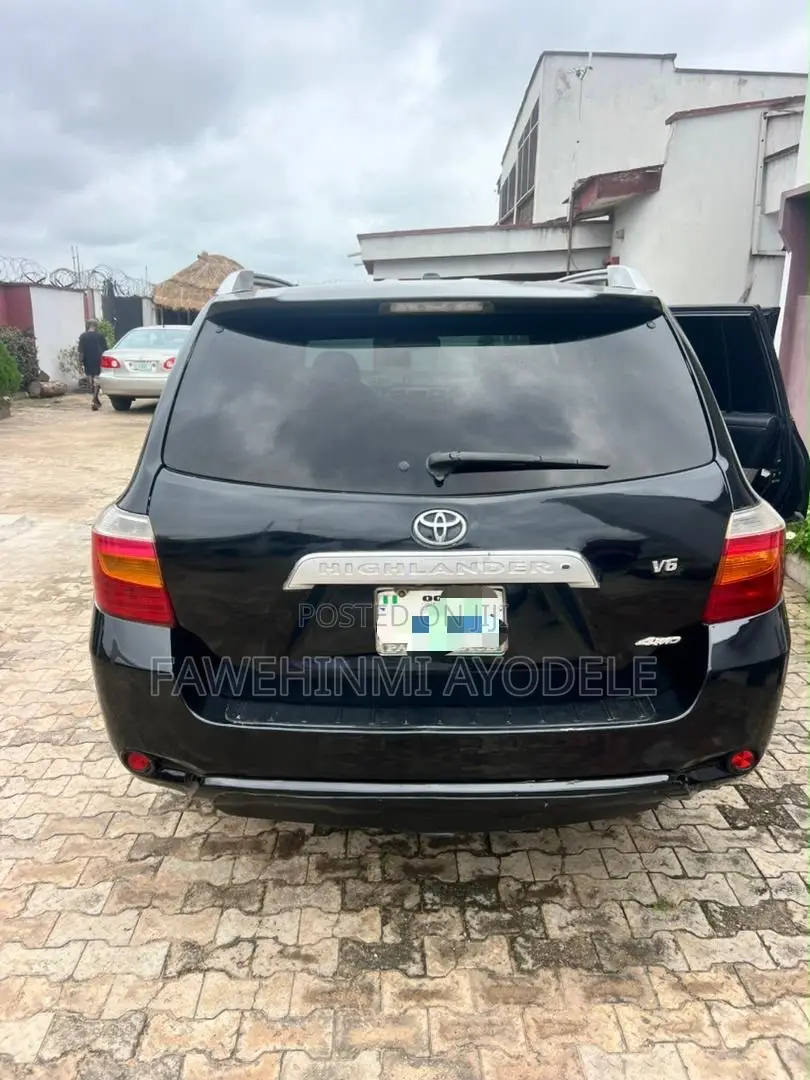 Toyota Highlander Limited 4x4 2009 Black