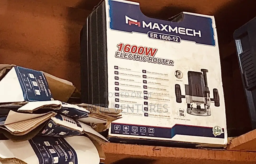 MAXMECH 1600W Electric Wood Router – ER 1600-12