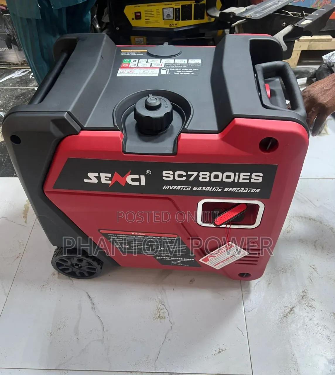 New 5/5.6kva Senci Inverter Petrol Generator [5 Litres Lasts 20 Hours]