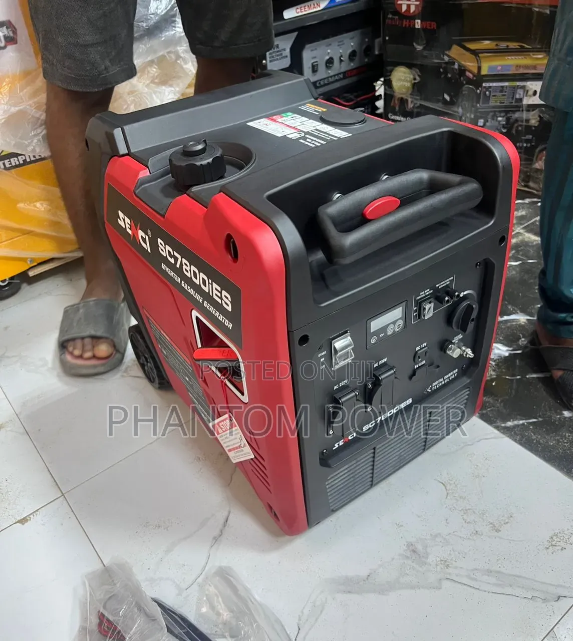 5.6kva Auto Senci SC7800iES Ultra Silent Inverter Petrol Generator