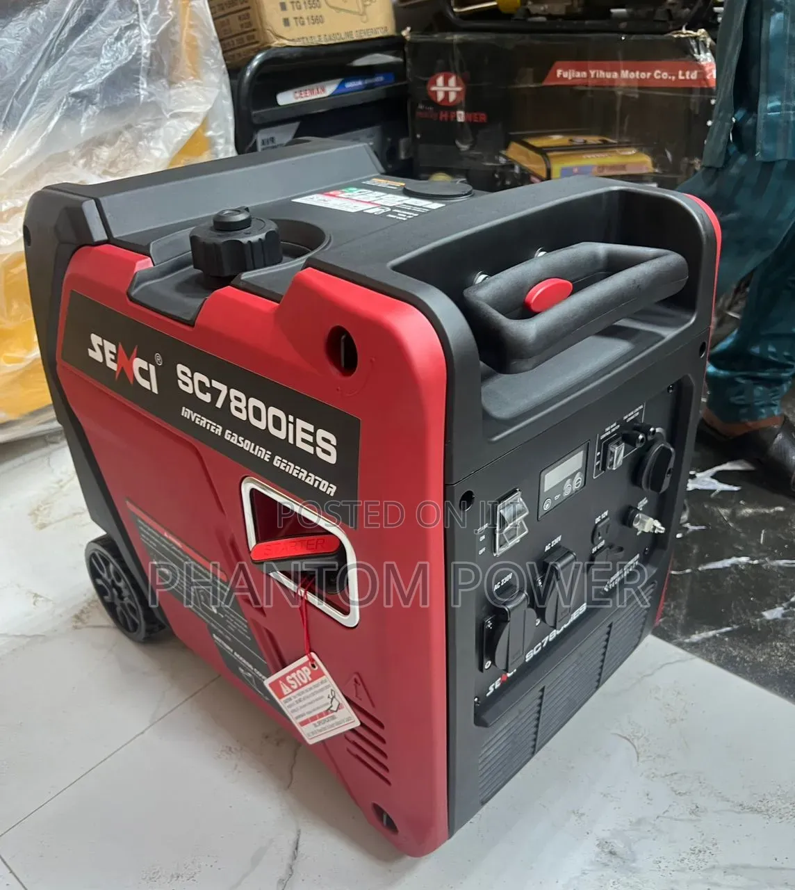 5.6kva Auto Senci SC7800iES Ultra Silent Inverter Petrol Generator