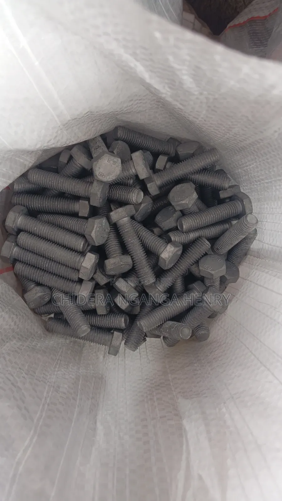 M12 X 70mm Bolt and Nut Galvanize