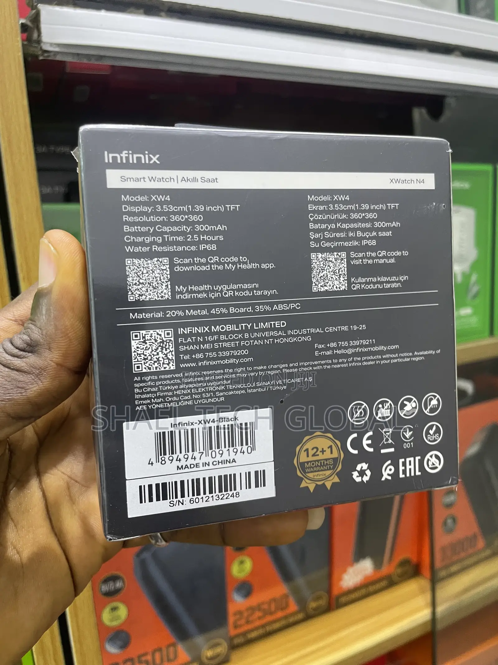 INFINIX Smartwatch XWatch N4