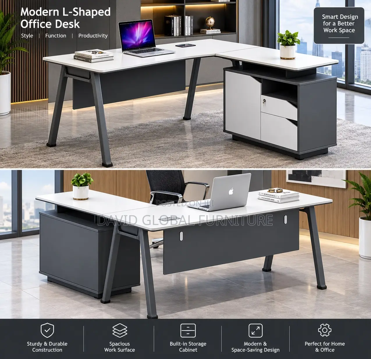 Stylish Office Desk for Home and Office