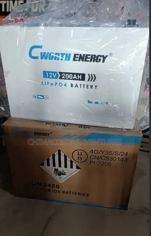 Brand New C-Worth 2.5KWh 12V 200Ah Lithium Battery - Long Lifespan
