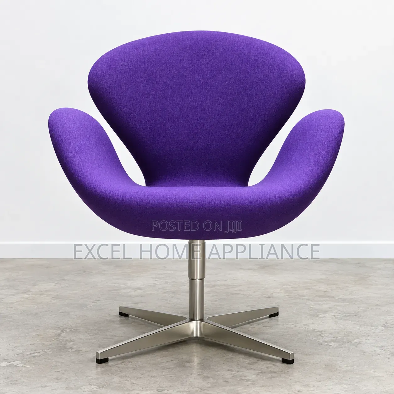 Luxury Purple Modern Lounge Chair