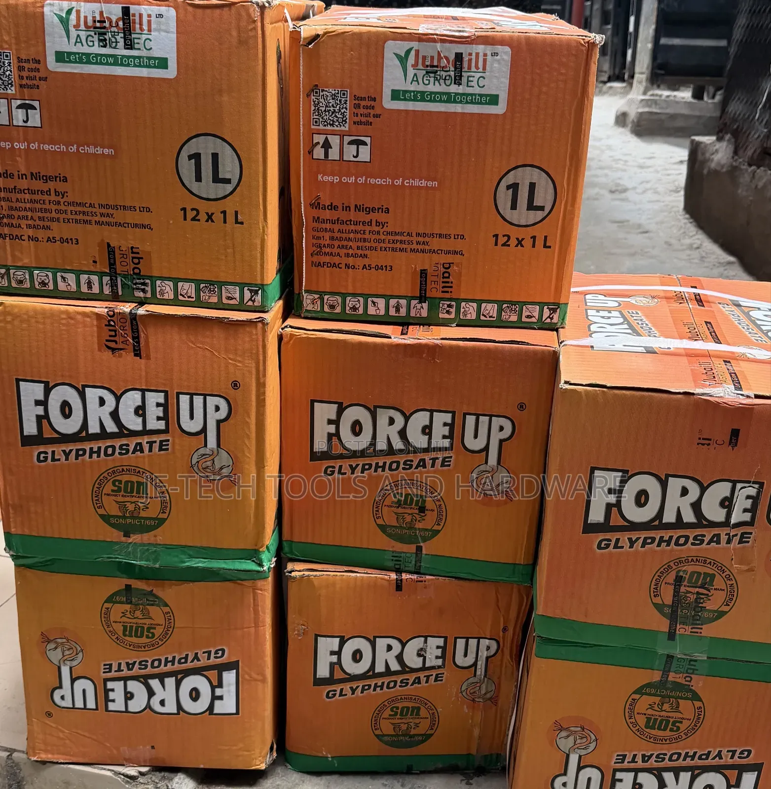 Force Up Box of 12Bottles 1L