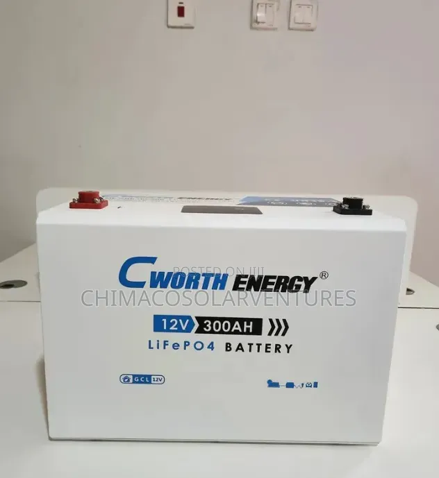 Cworth Energy 12V 300Ah LiFePO4 Lithium Battery