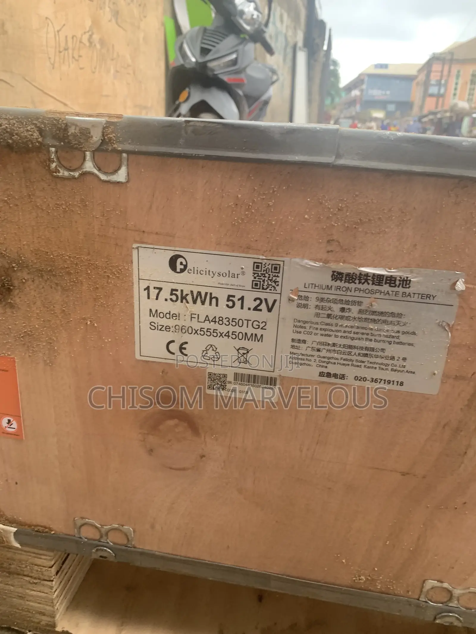 17.5kwh Felicity Lithium Battery