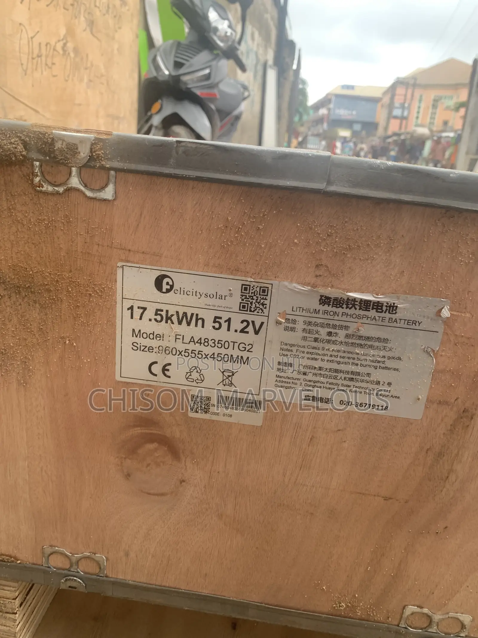17.5kwh Felicity Lithium Battery