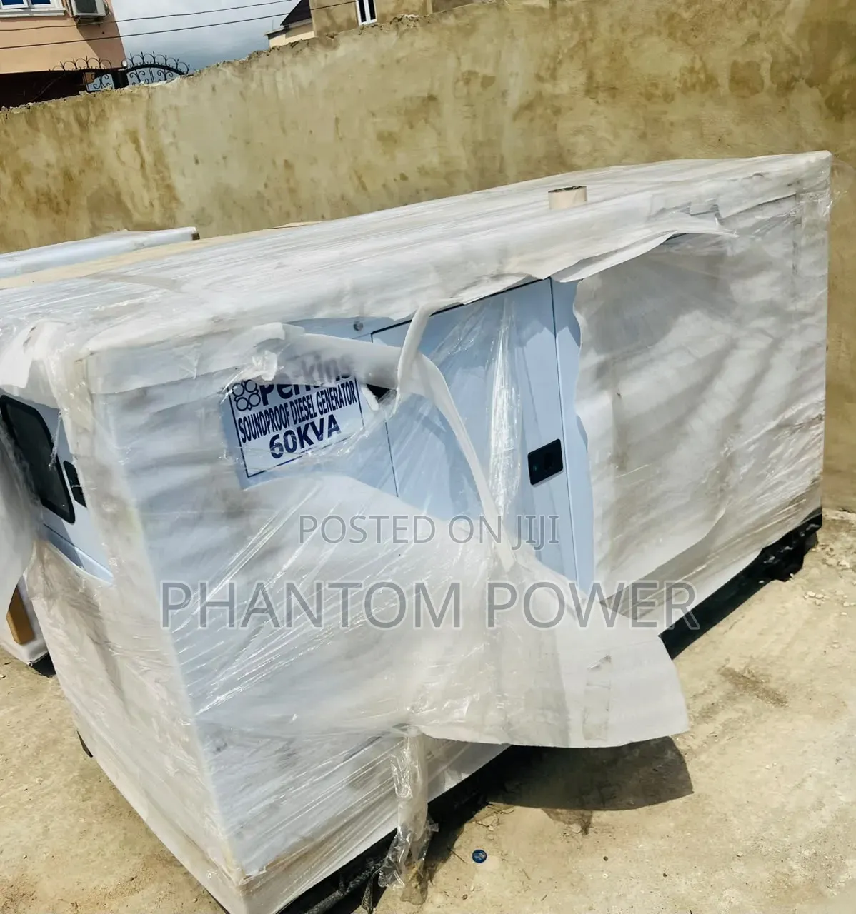 Brand New 60kva Perkins Diesel Soundproof Generator {2 Years Warranty}