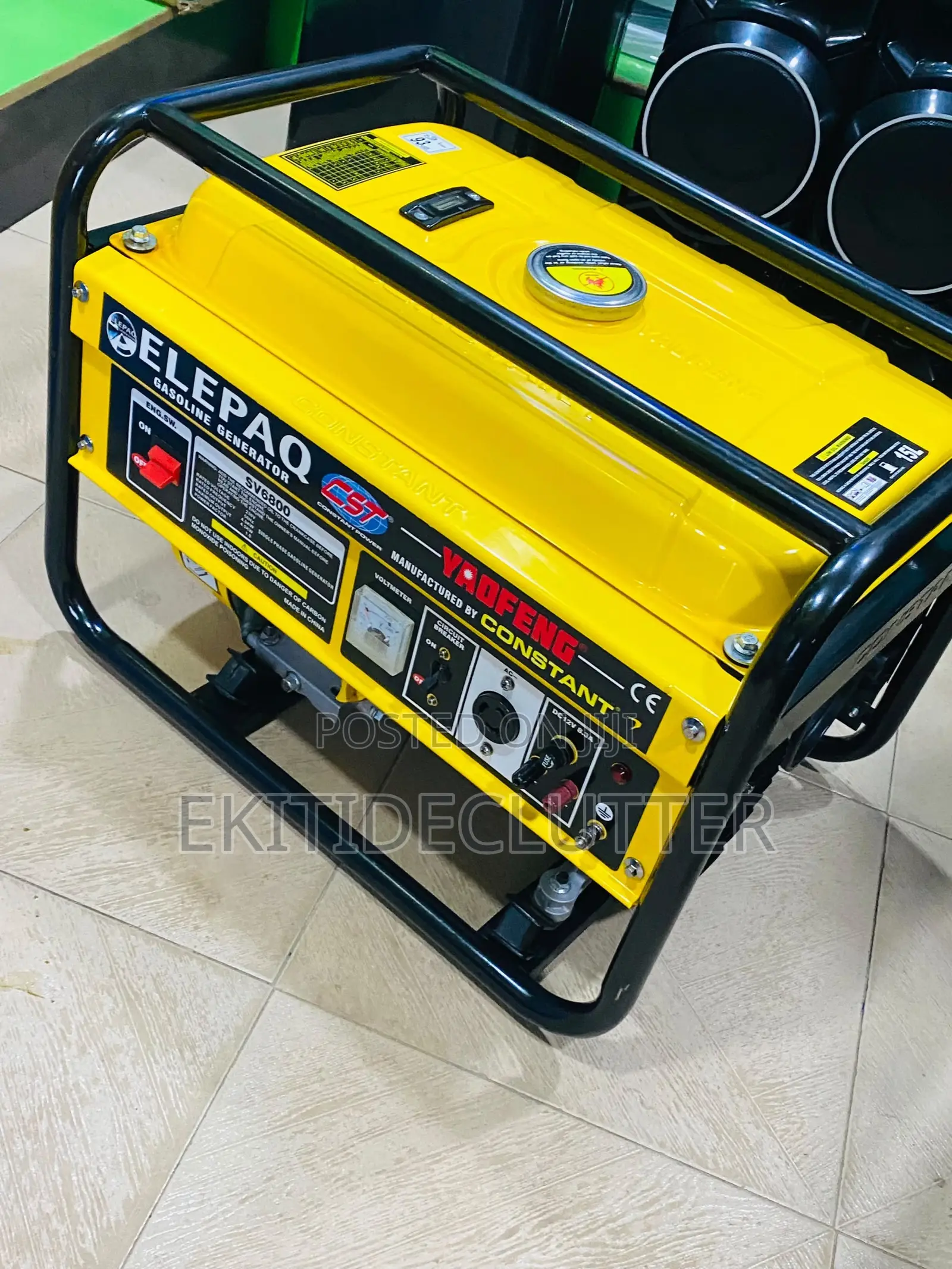Barely Used Elepaq Constant 4.5kva Manual Start