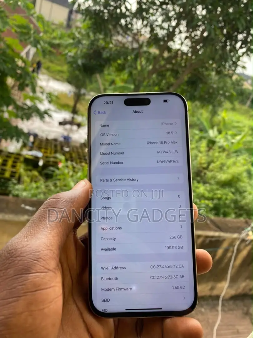 Apple iPhone 16 Pro Max 256 GB Silver