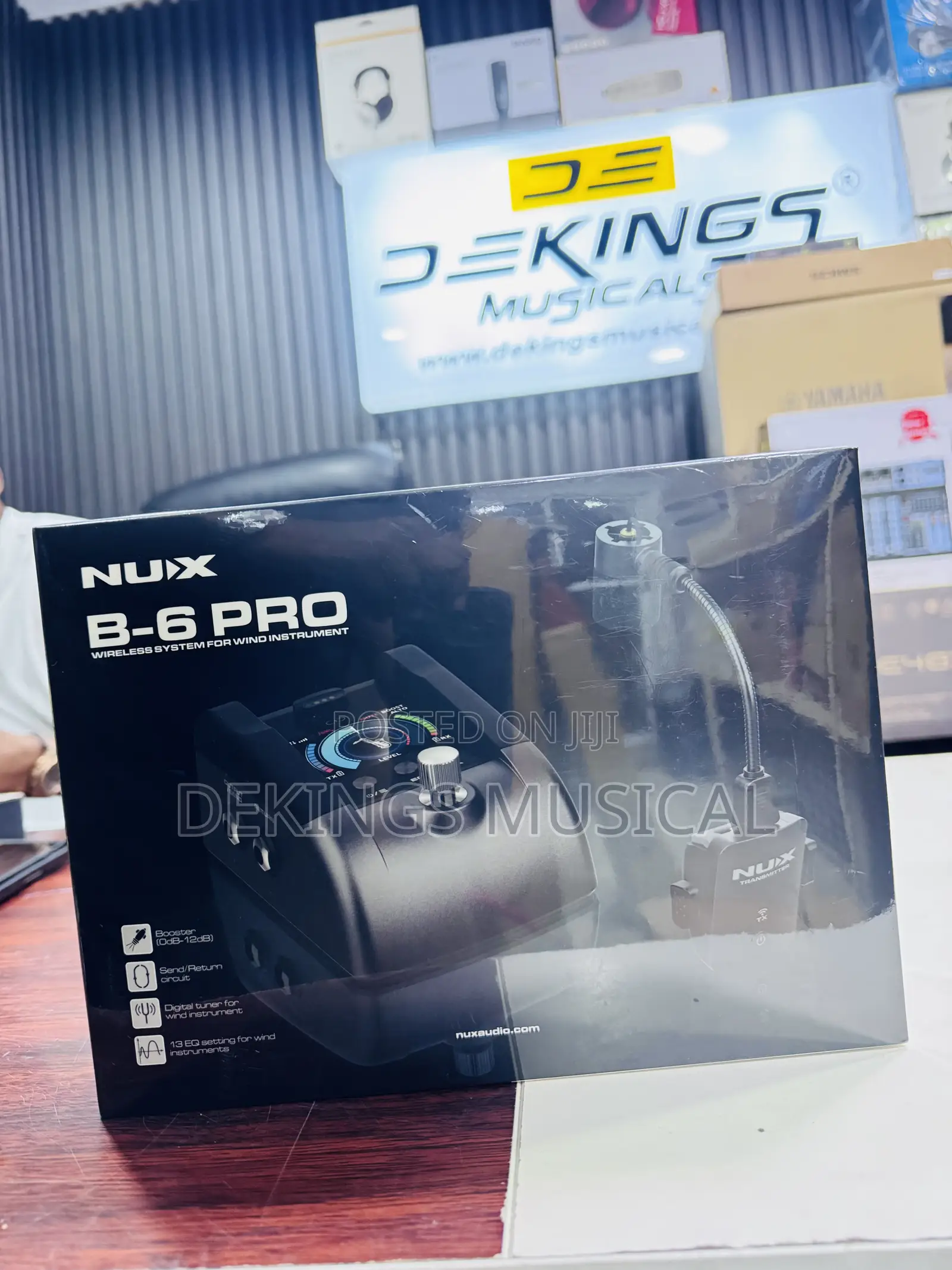 NUX B-6 Pro Wireless System for Wind Instrument Sax Mic