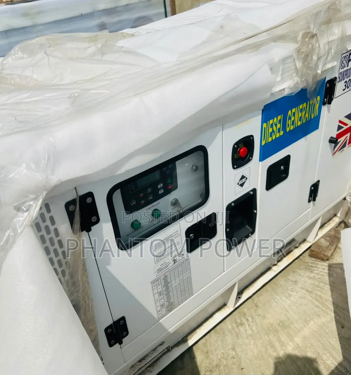 New 30kva Perkins England Diesel Soundproof Generator With Warranty