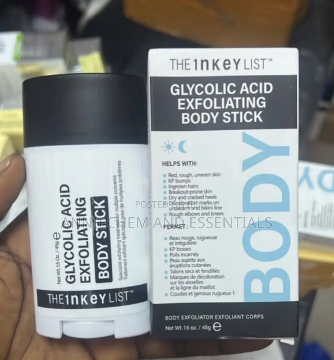 The INKEY List Glycolic Acid Exfoliating Body Stick