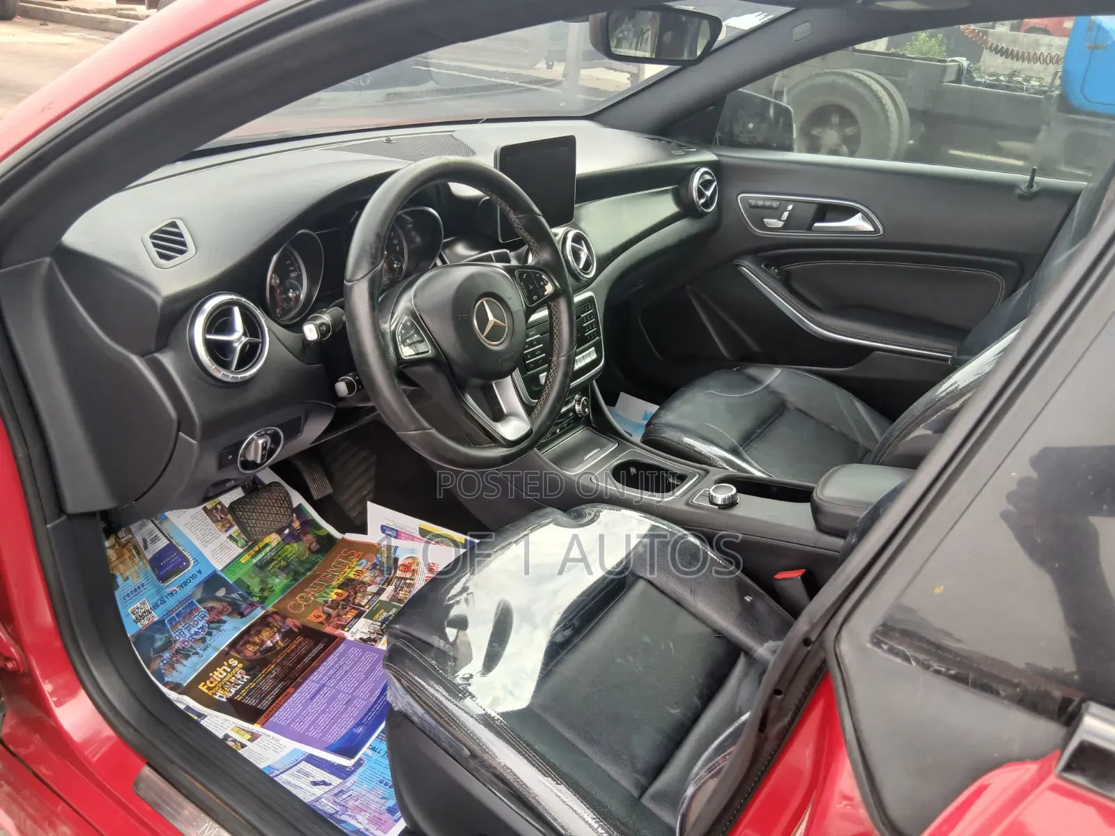 Mercedes-Benz CLA-Class CLA 250 4MATIC Sedan 2018 Red