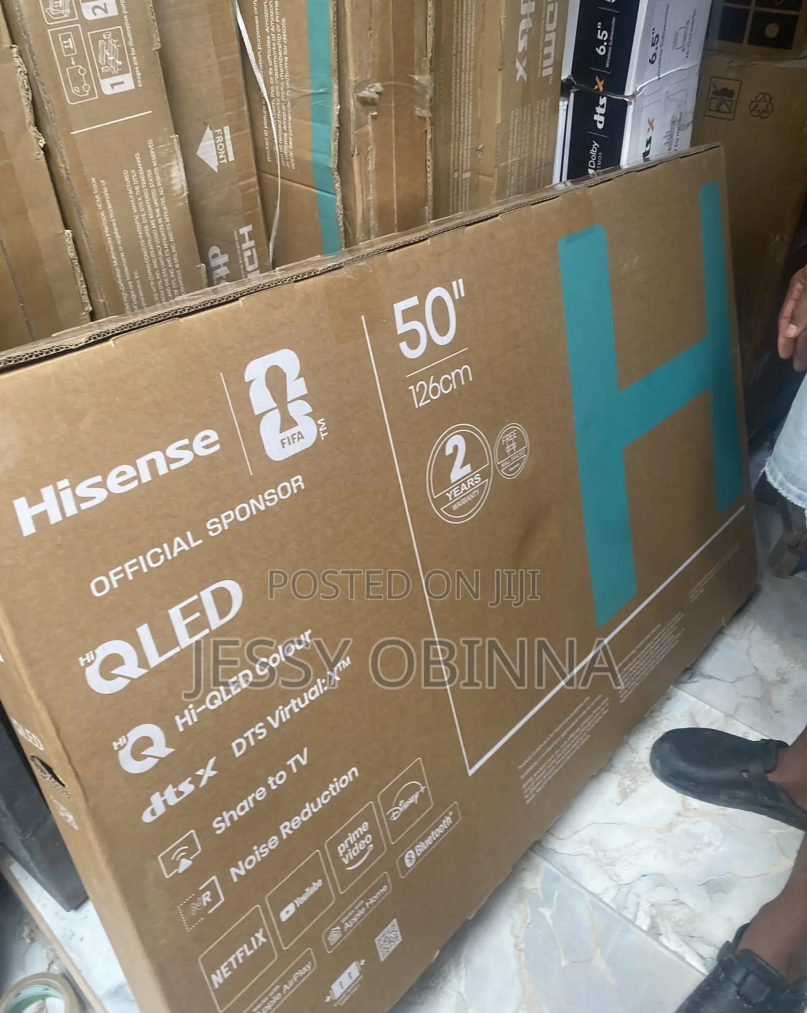Brand New Hisense 50-Inch QLED Smart Television