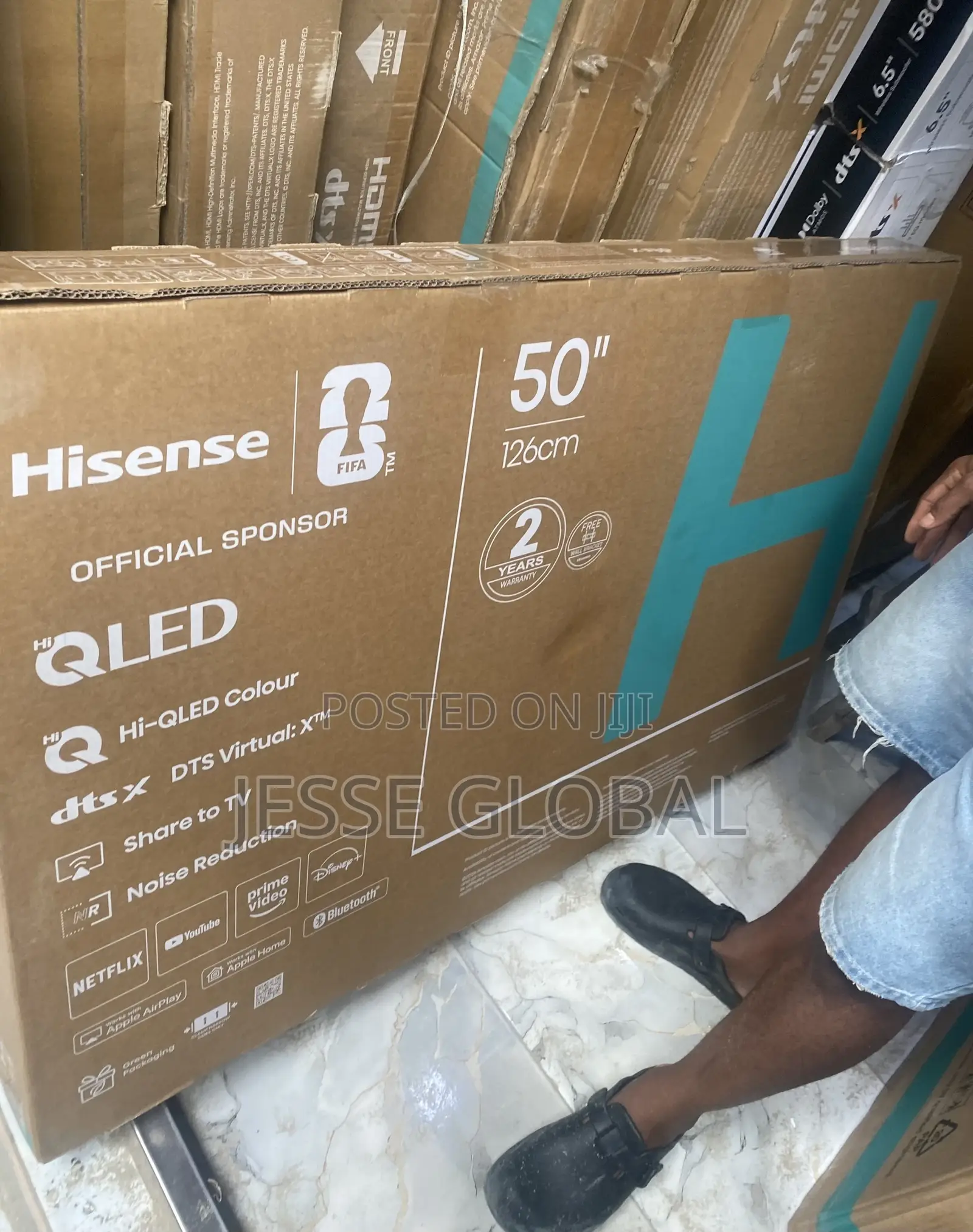 Original Hisense 50-Inches Smart TV – Brand New in Carton