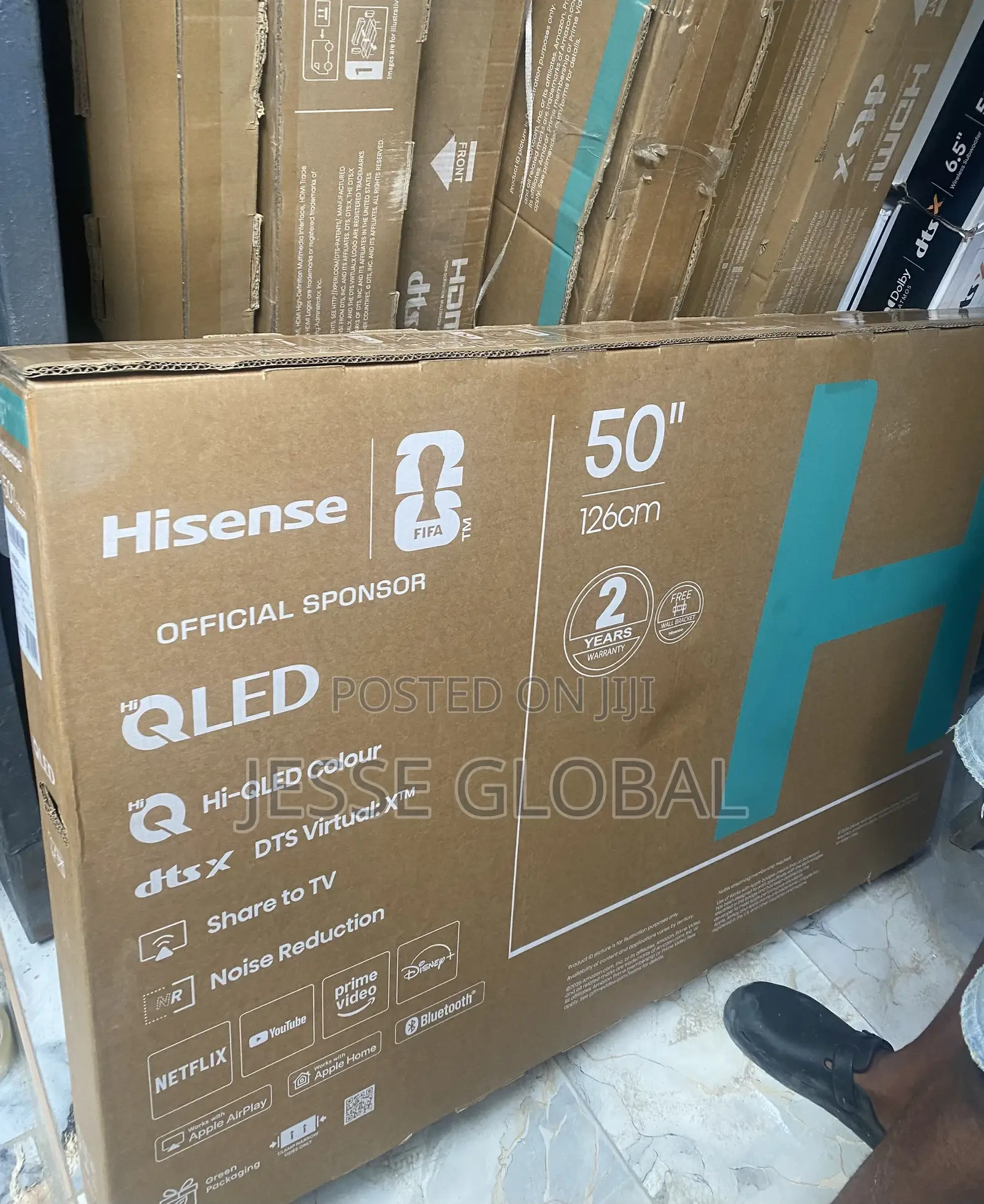 Original Hisense 50-Inches Smart TV – Brand New in Carton