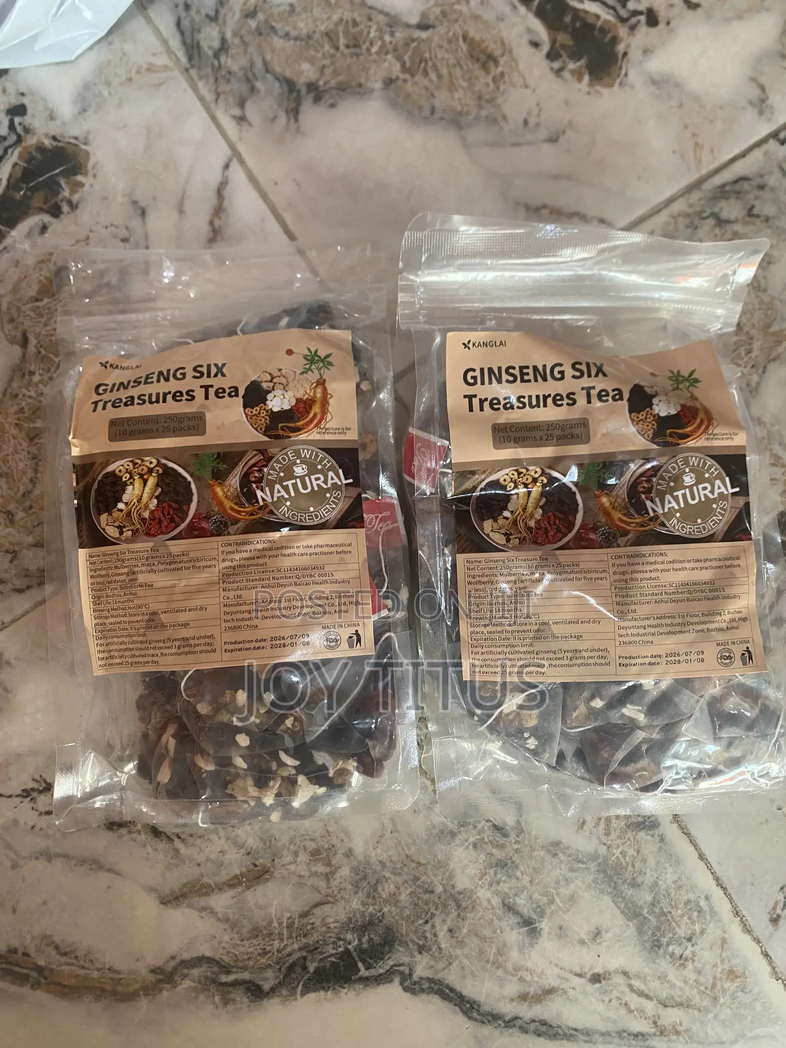 Gingeng Six Treasure Tea