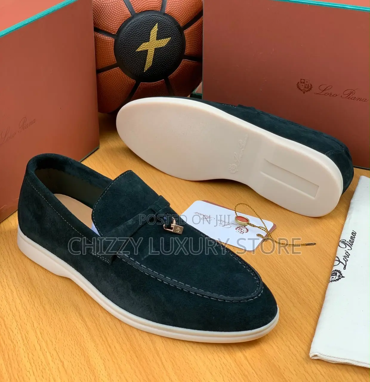Loro Piana Quality Luxury Men Suede Shoe