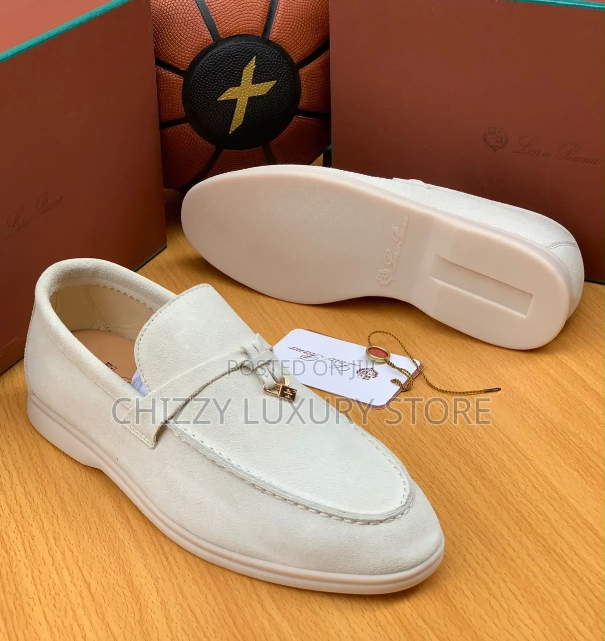 Loro Piana Quality Luxury Men Suede Shoe