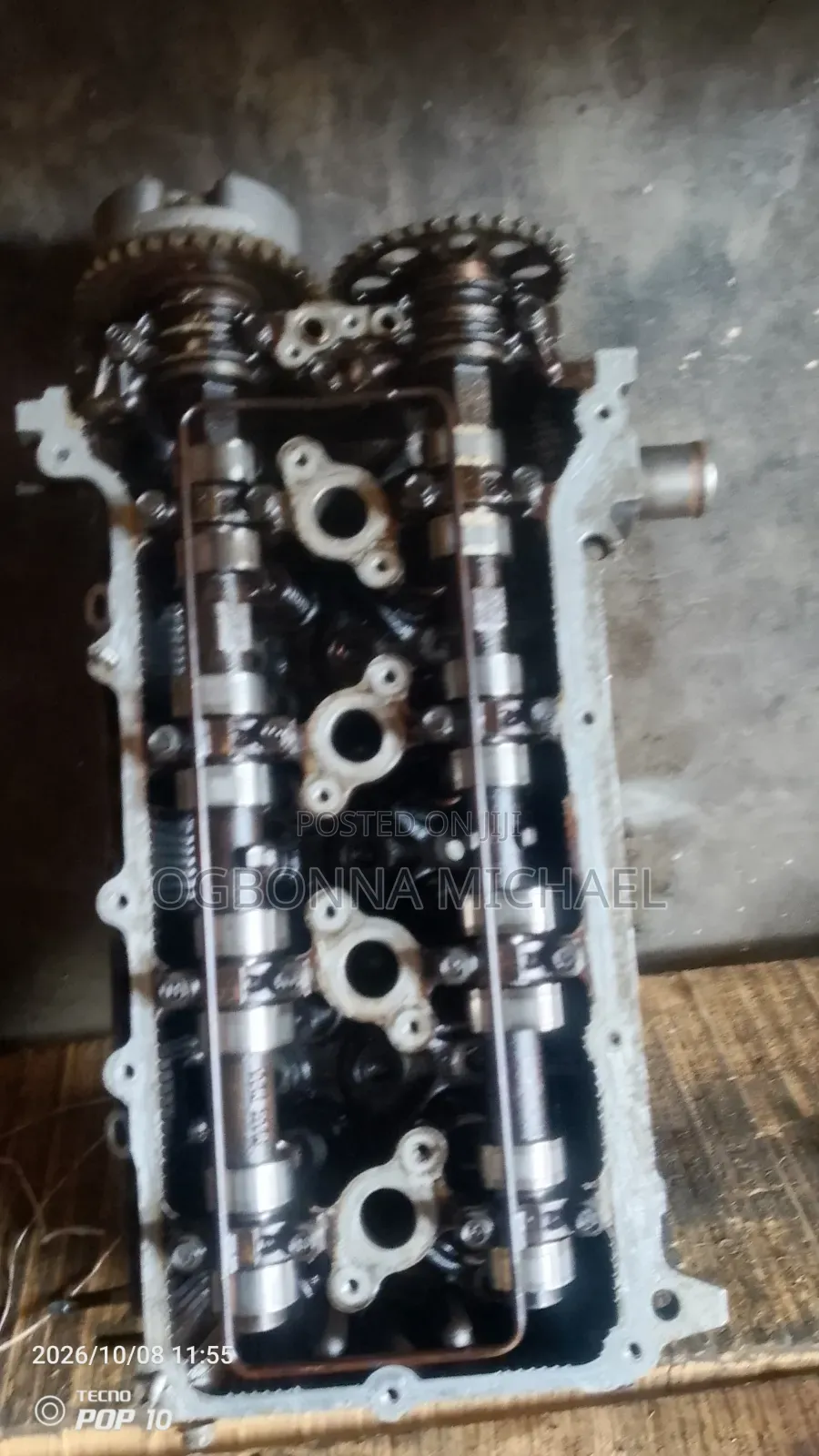 Top Cylinder 2TR, Hilux, Land Cruiser Prado, 2004, Four Plug