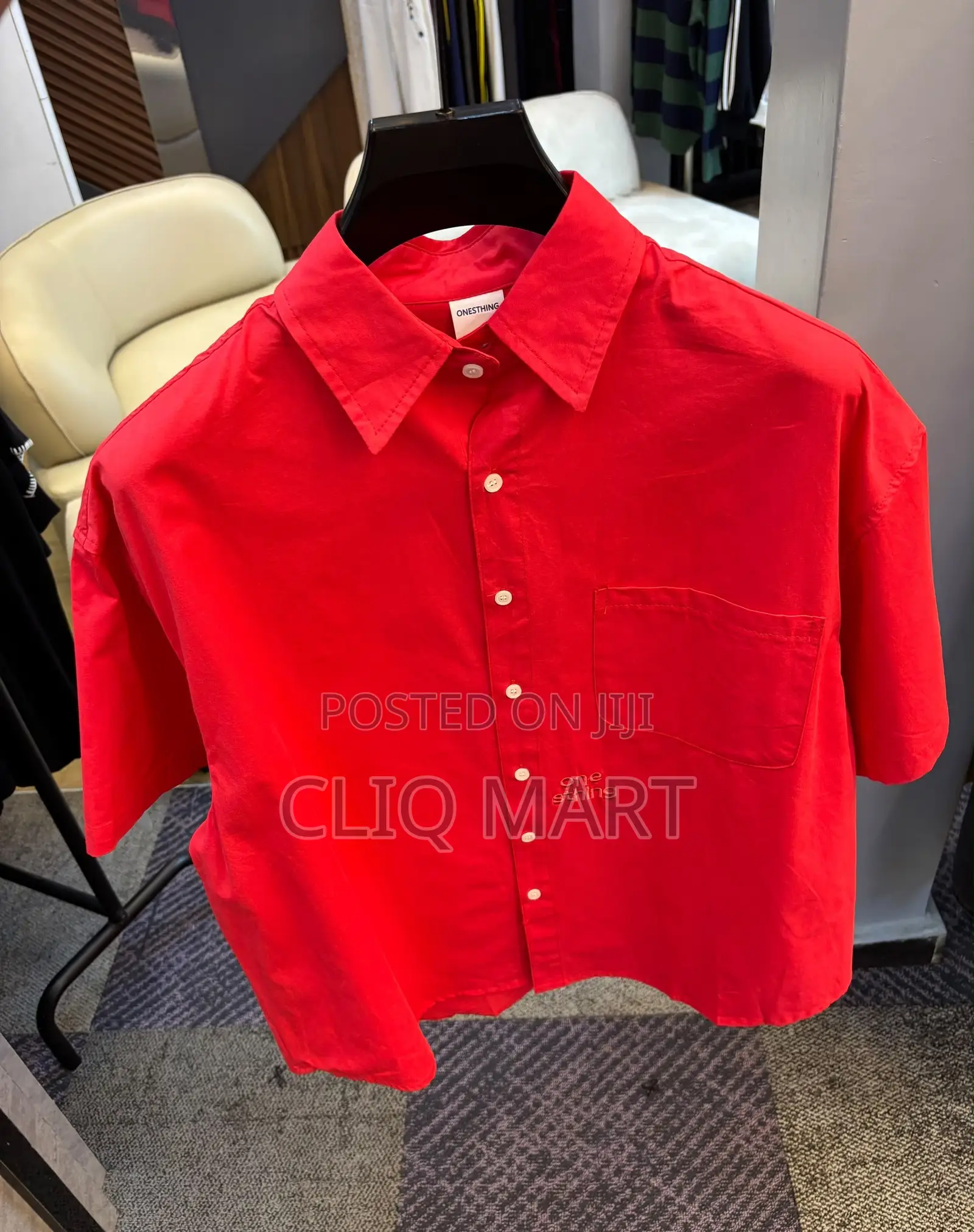 Onesthing" Short-Sleeve Designer Button-Up Shirt | Multiple Colorways