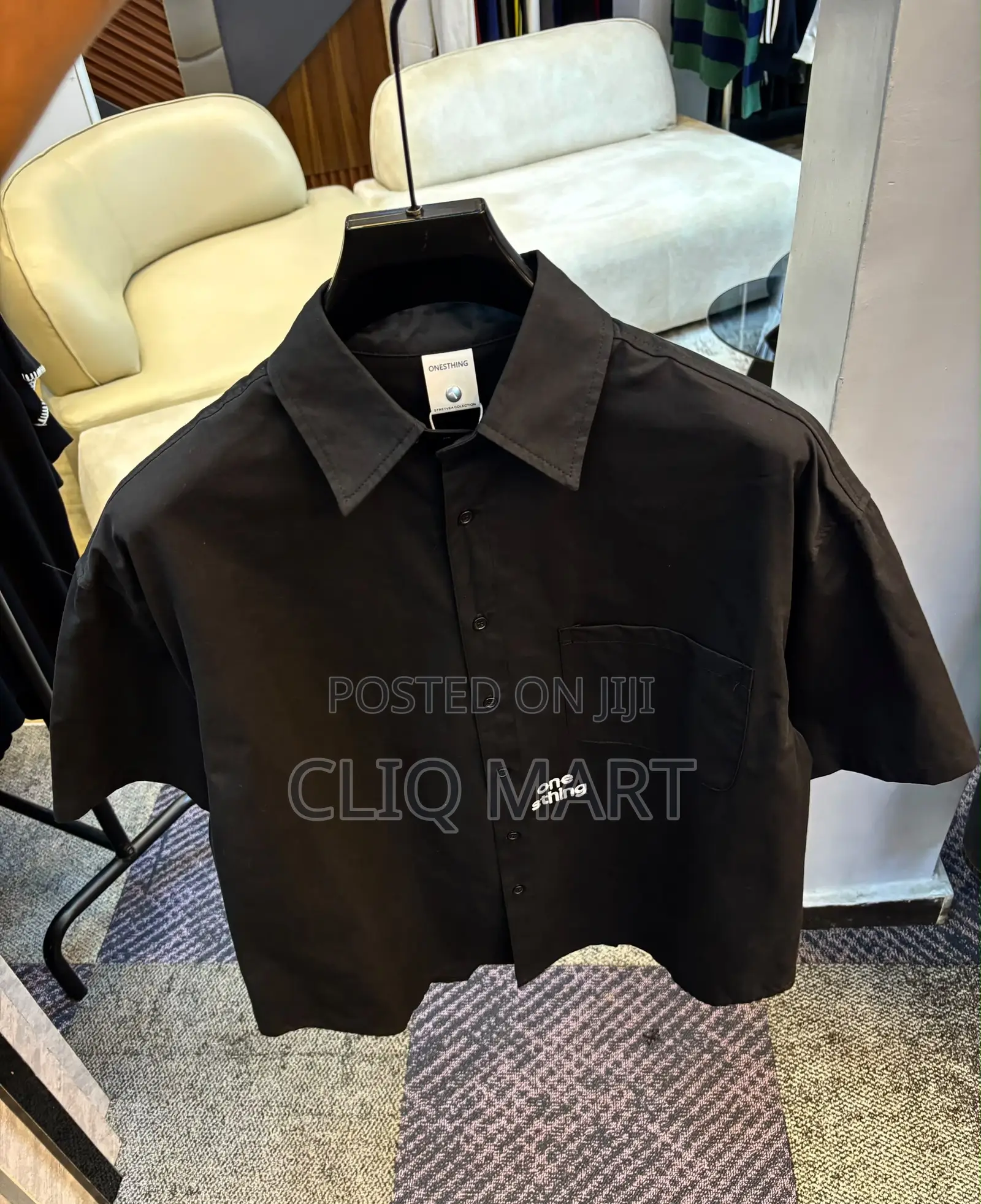 Onesthing" Short-Sleeve Designer Button-Up Shirt | Multiple Colorways