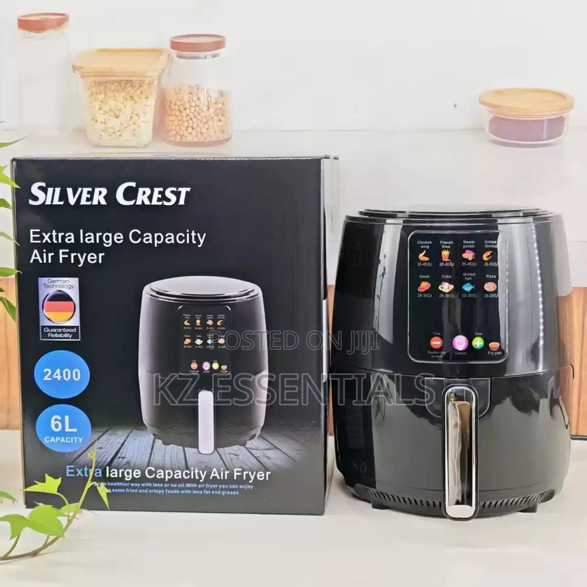 Silver Crest Multifunctional Smart Touch Screen Air Fryer