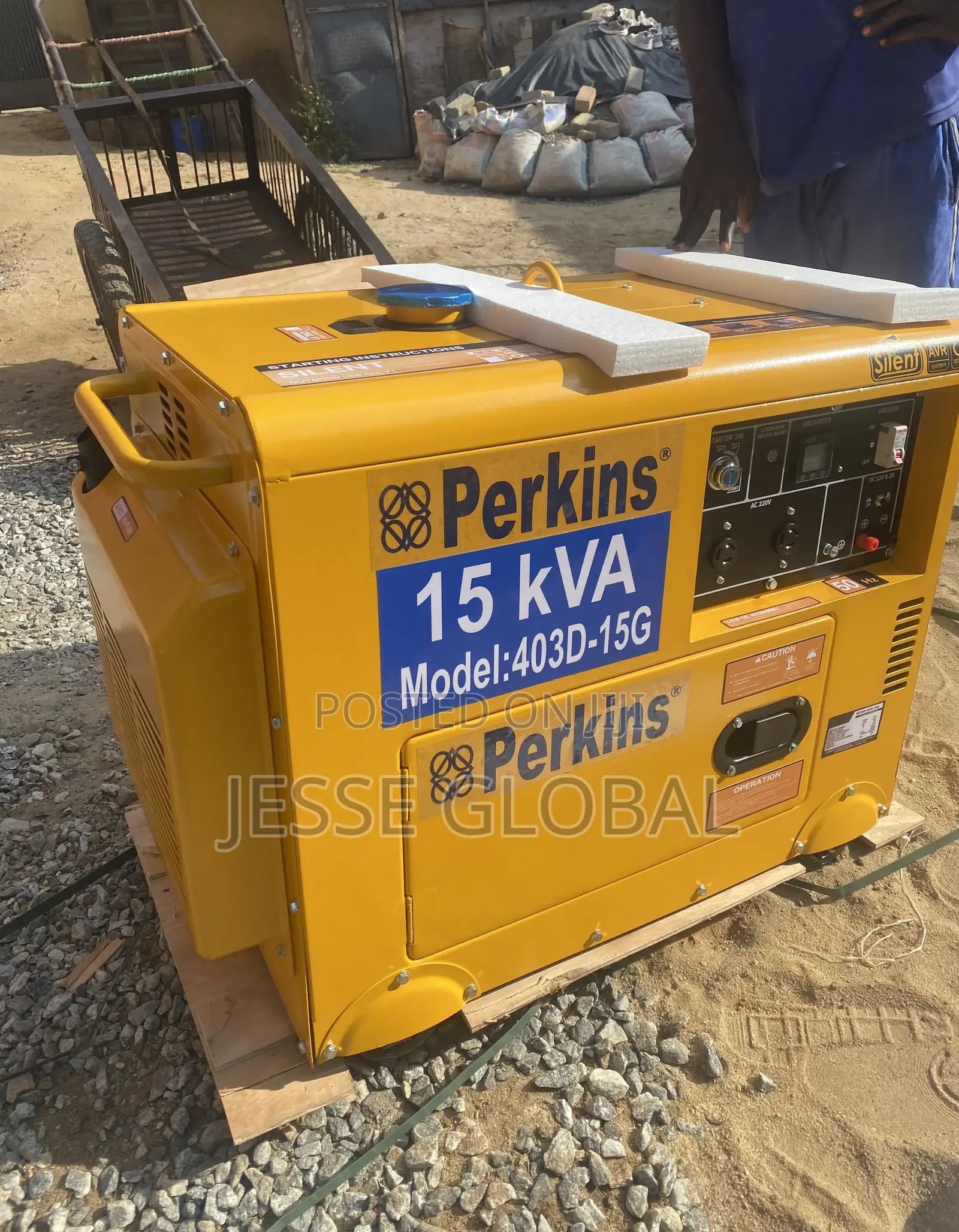 Perkins 15KVA Diesel Silent Generator – Model 403d-15g