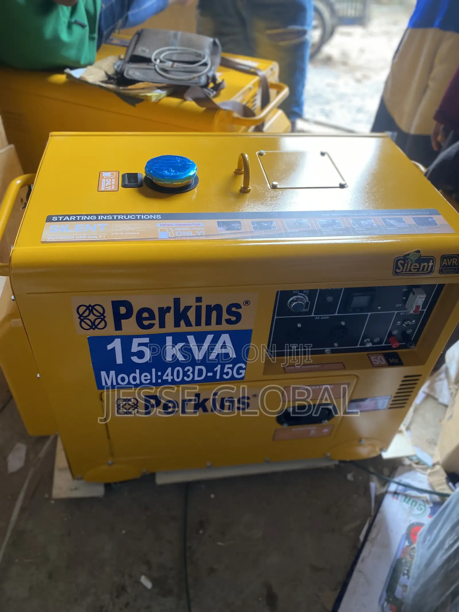 Perkins 15KVA Silent Diesel Power Generator – 403d-15g