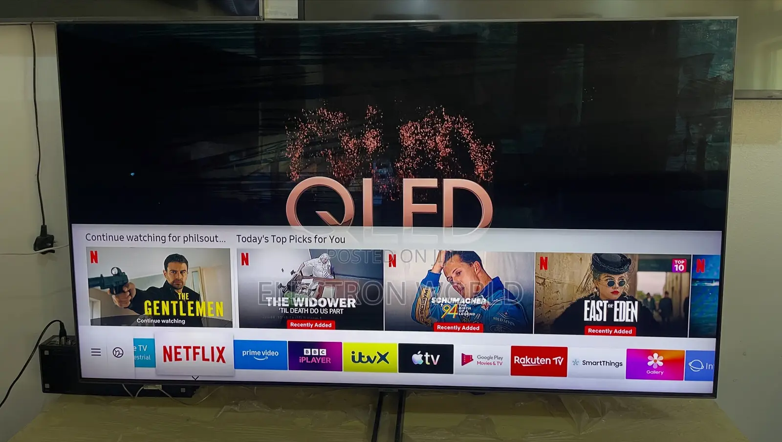 Made in Europe Premium 65 Inch Samsung Qled 4k Uhd HDR Smart TV