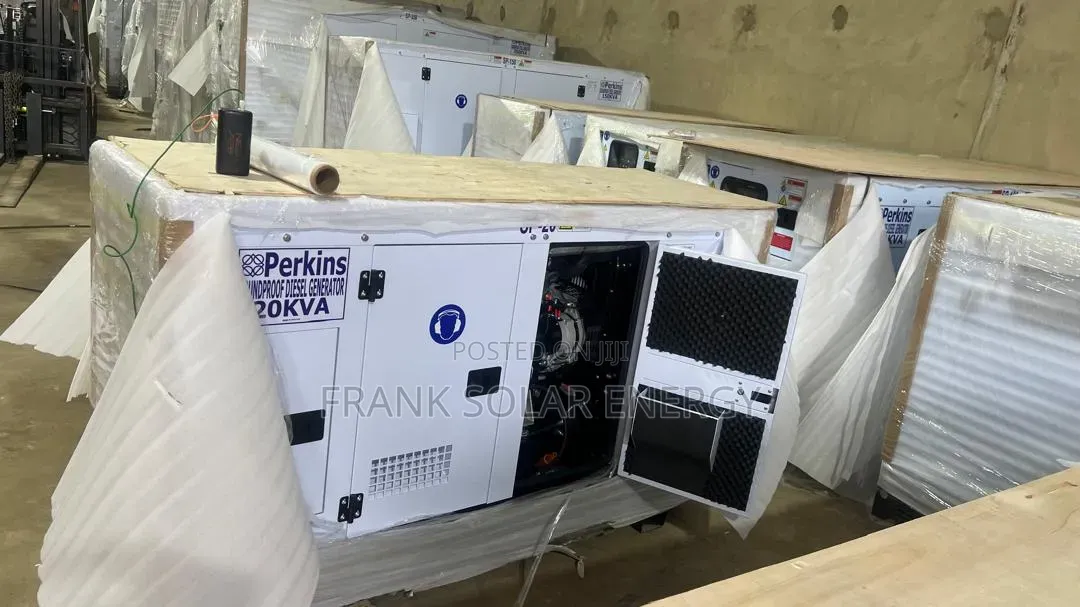 Brand New Perkins Soundproof Diesel Generator % Copper Coil