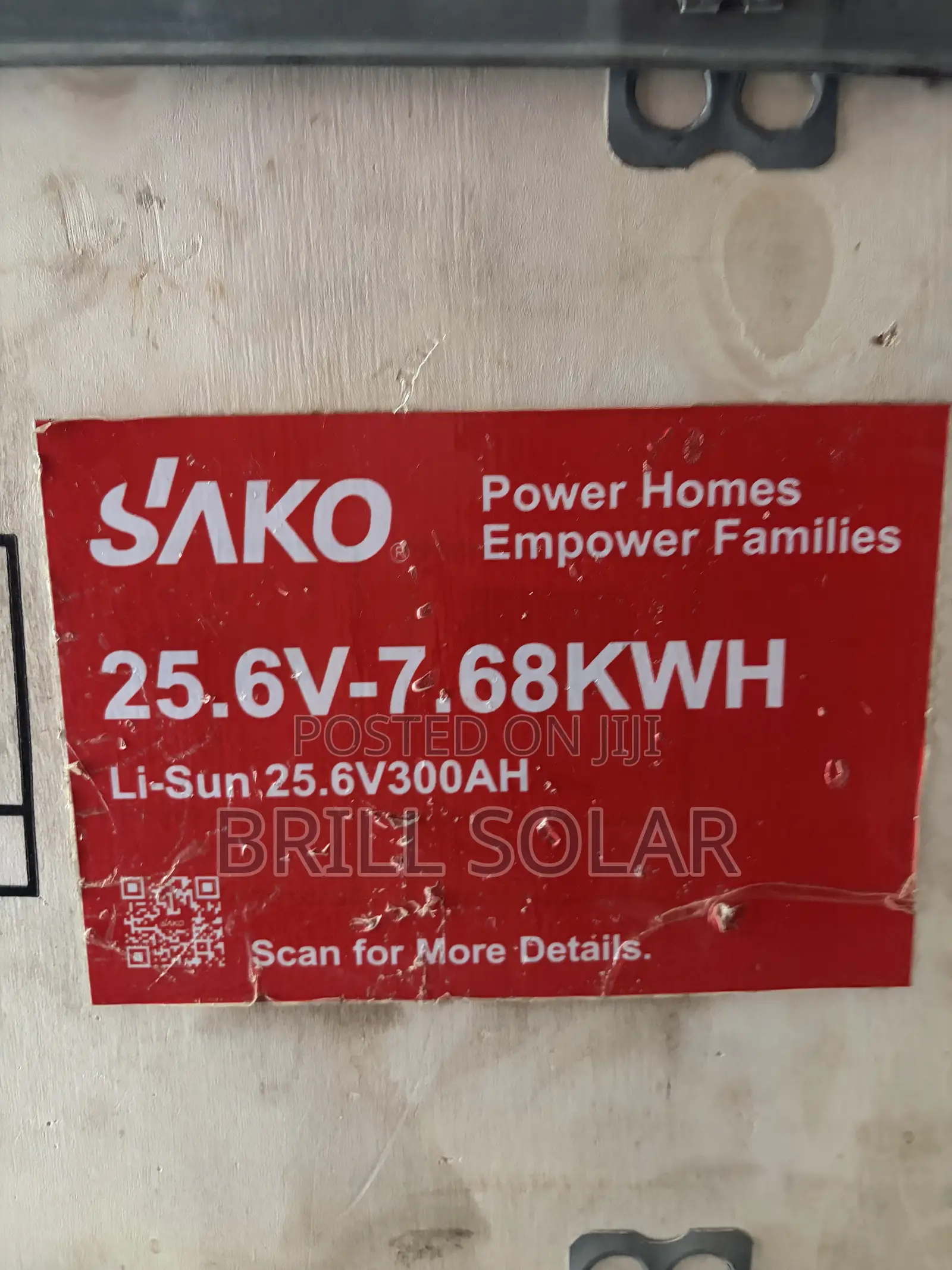 7.5kWh-25.6v Sako Solar Lithium Battery(li-Wall)