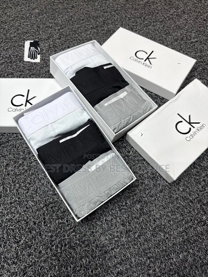 Pure Cotton Calvin Klein Men Boxers Available in Size M-2xl