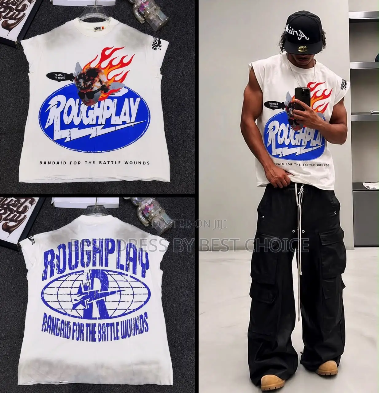 Premium Lúxury Rough Play Armless Tops Now Available in Store