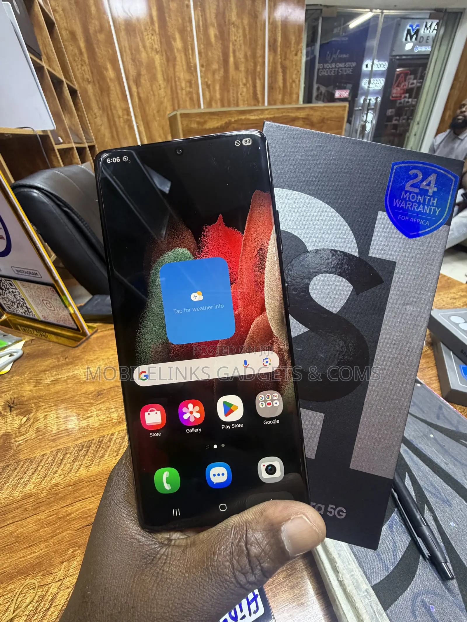 Samsung Galaxy S21 Ultra 5G 256 GB Black