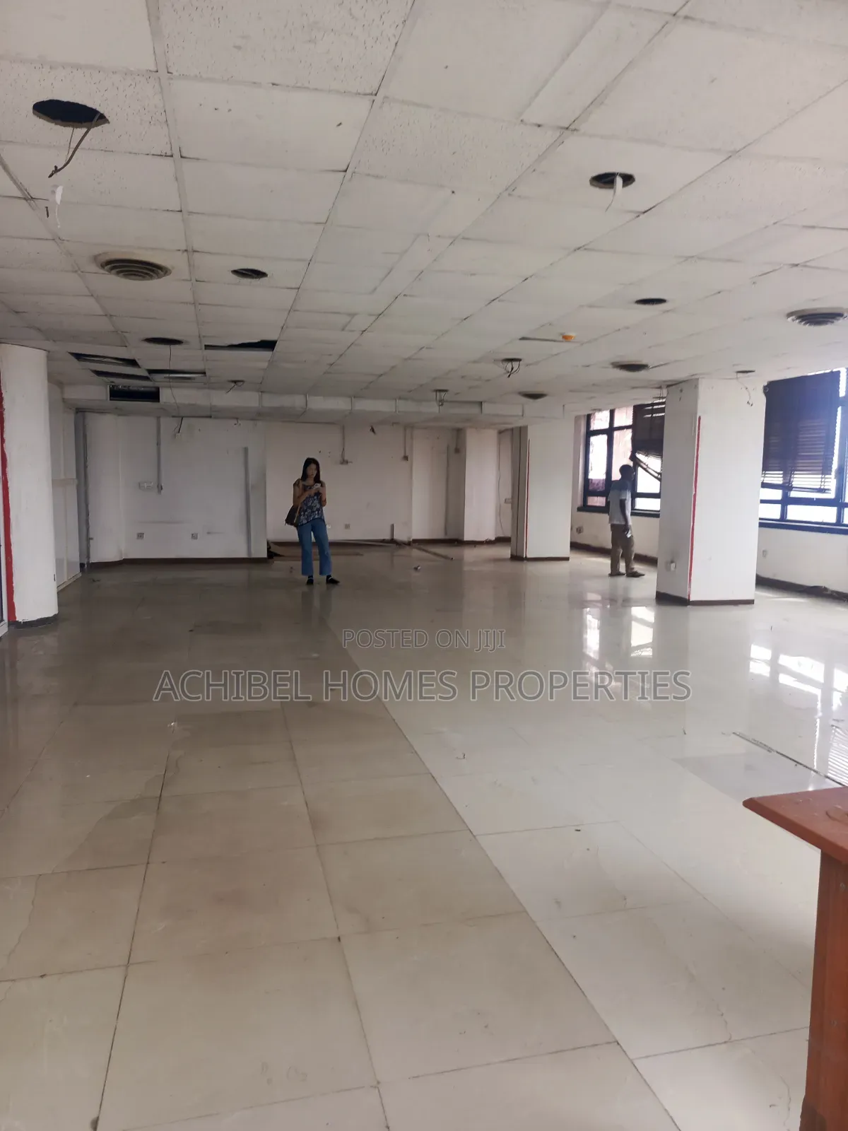 A 130 Square Meter Open Office Space in Lagos Island