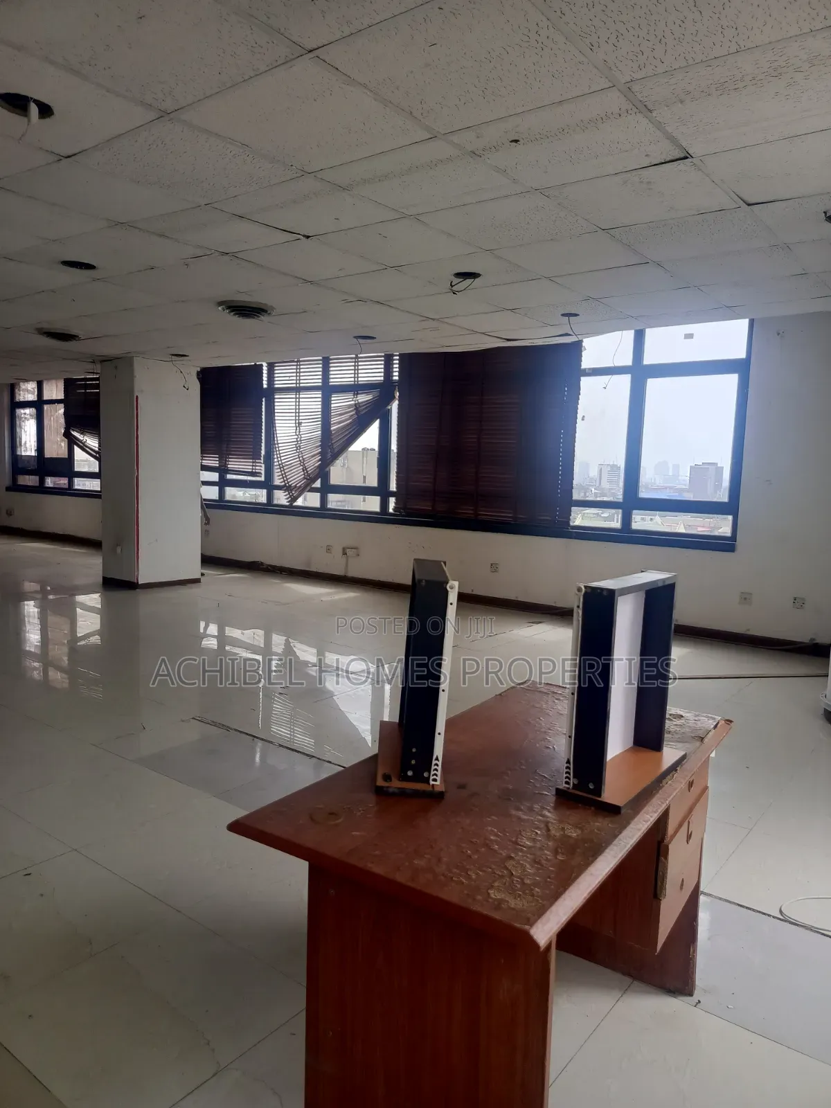 A 130 Square Meter Open Office Space in Lagos Island