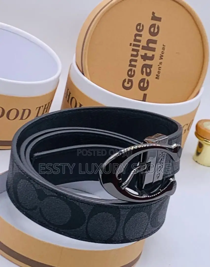High Quality Luxury Coach Men Belt