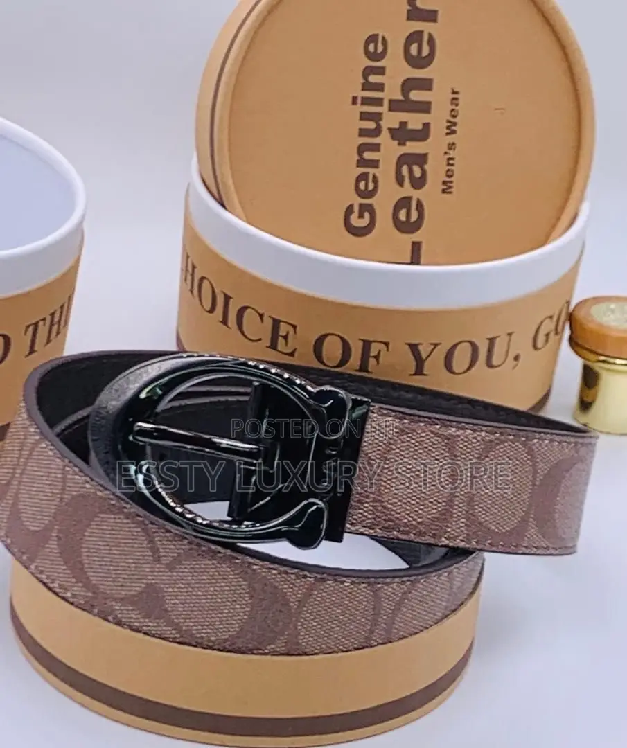 High Quality Luxury Coach Men Belt