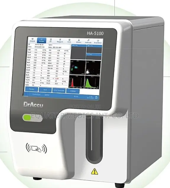 Dr Accu Ha-5100 5 Part Hematology Analyzer