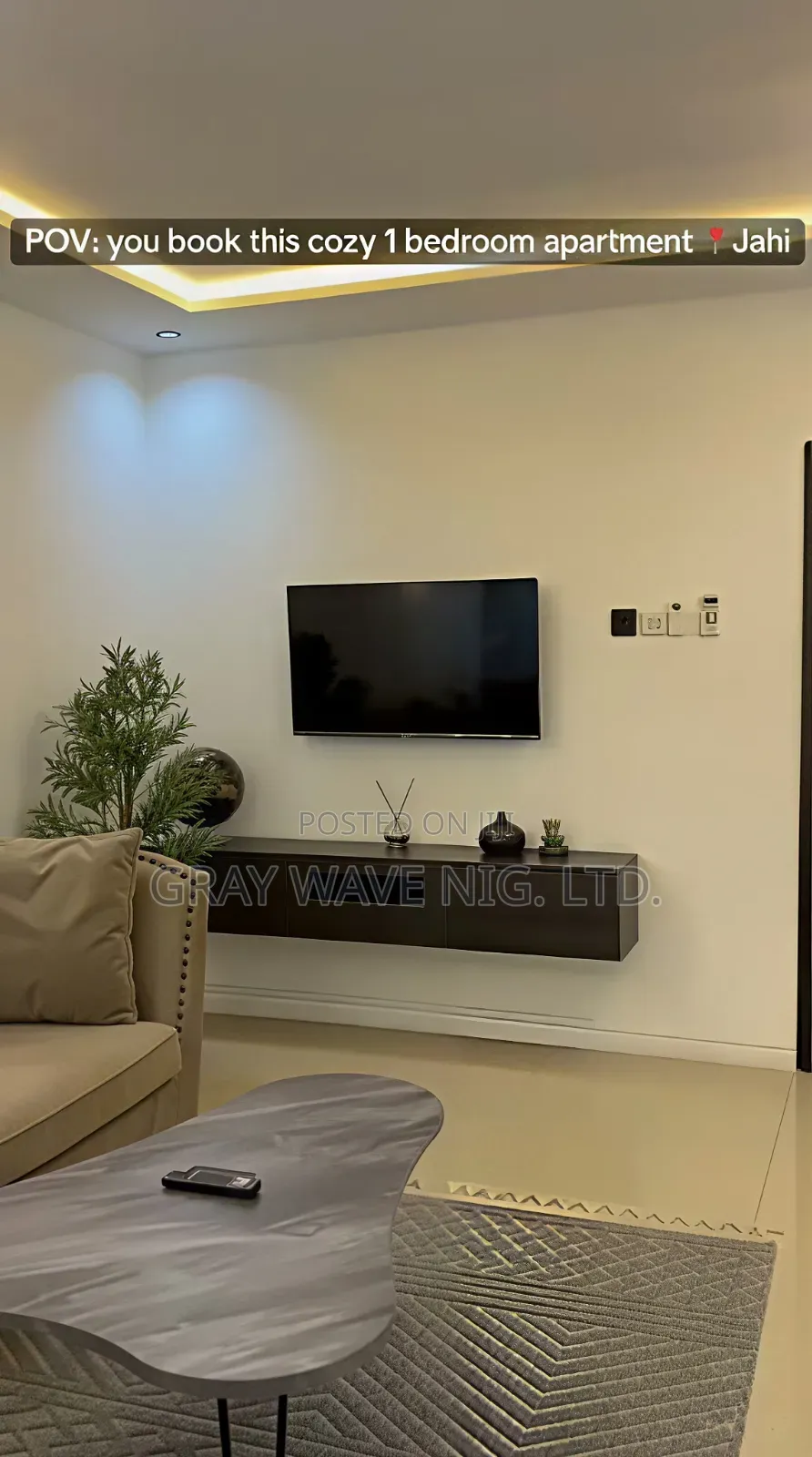 Furnished 1bdrm Apartment in Jahi for rent