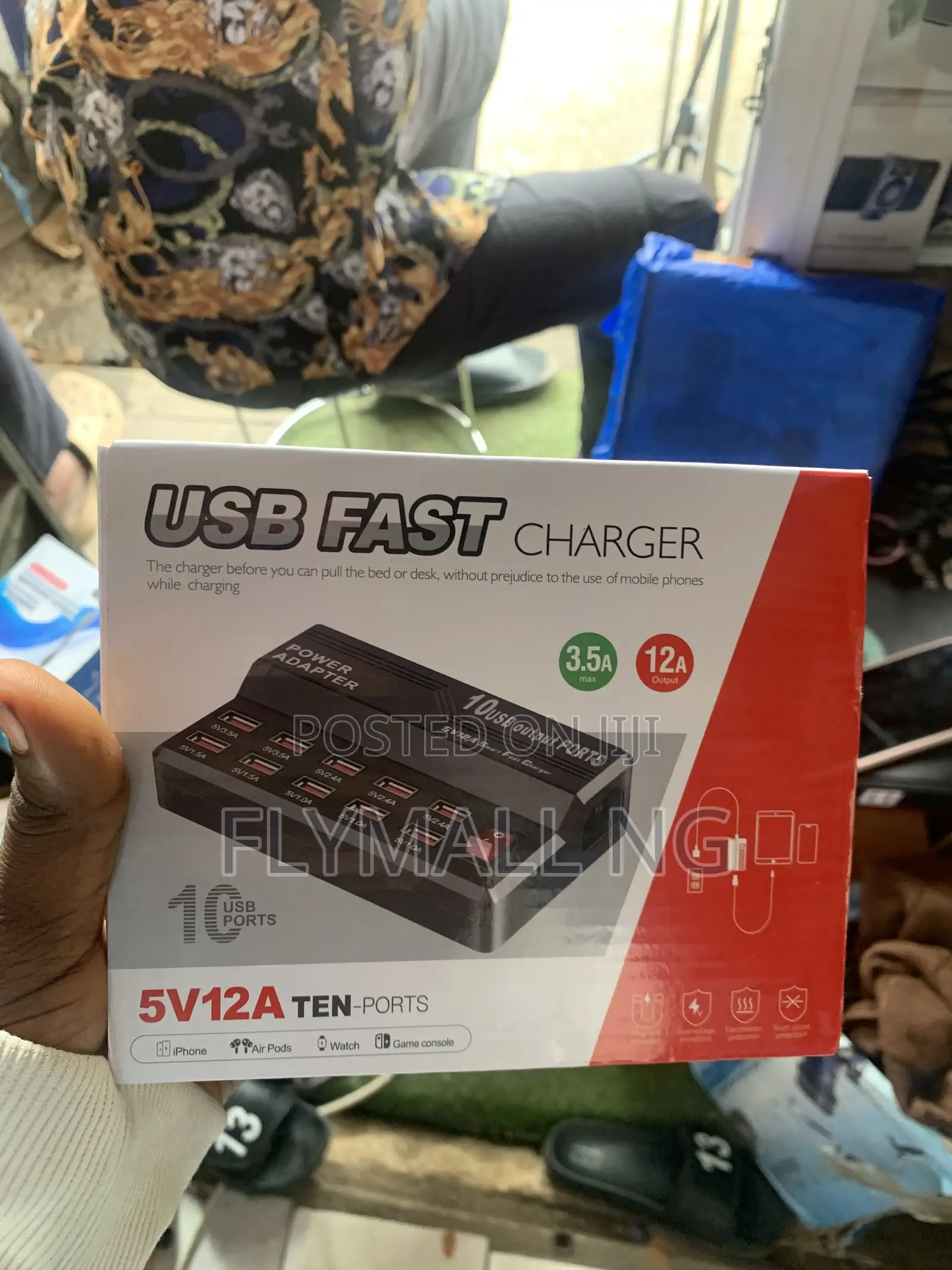 10-Port USB Fast Charger