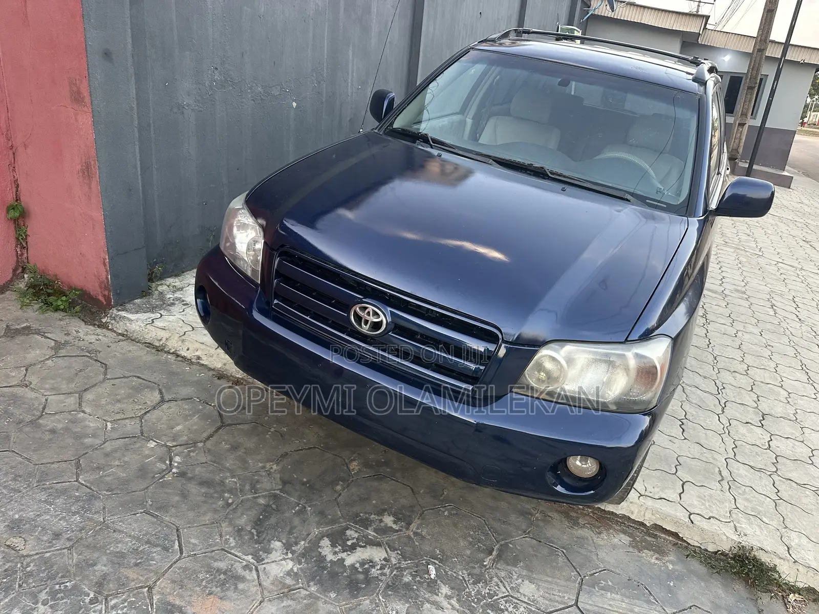 Toyota Highlander 4x4 2005 Blue