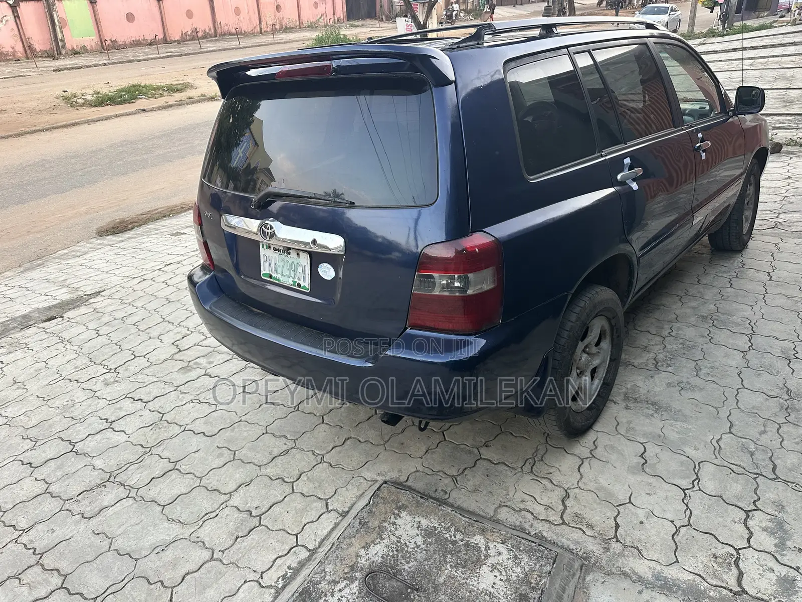 Toyota Highlander 4x4 2005 Blue
