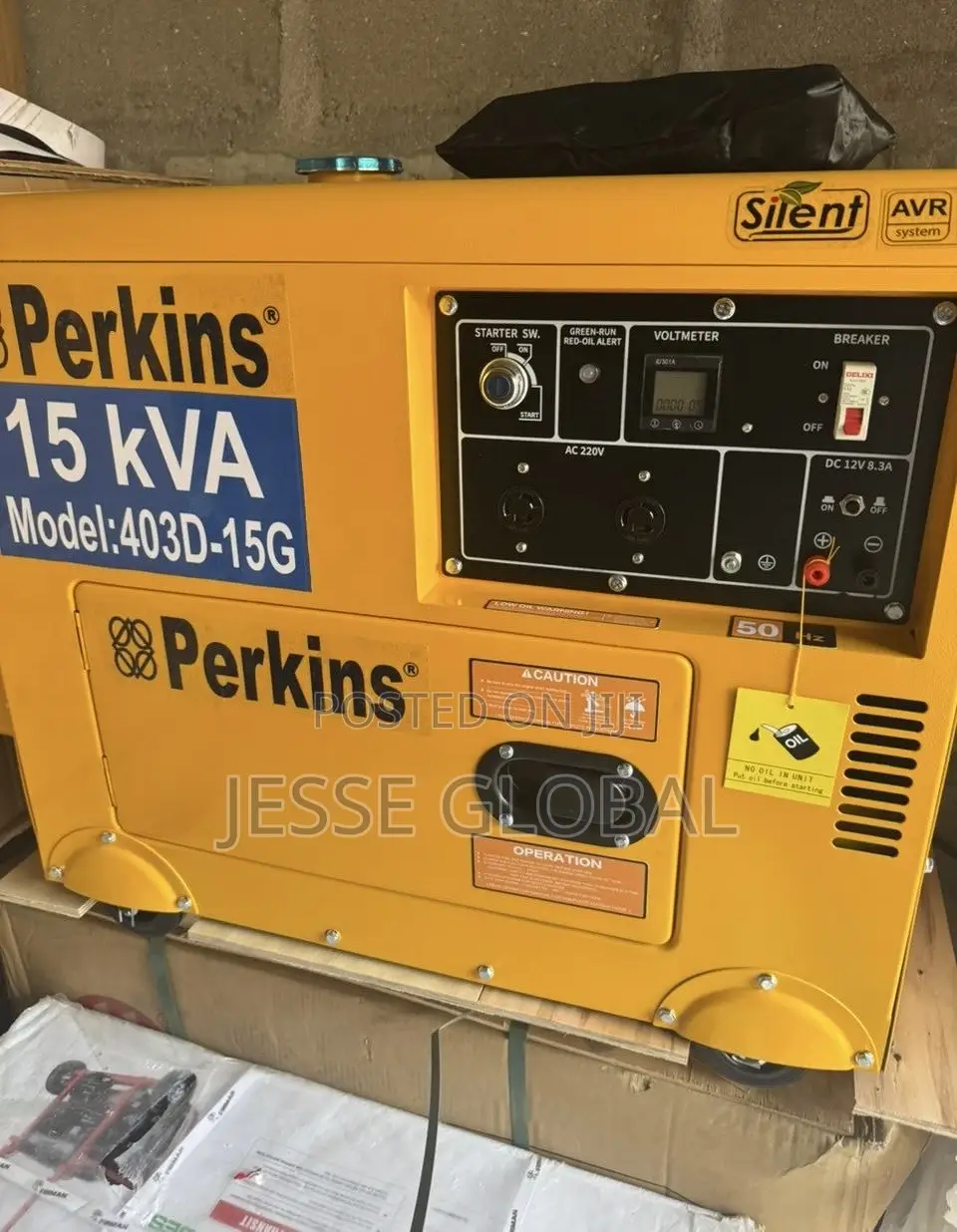 Perkins 15KVA Silent Diesel Generator – Model 403d-15g