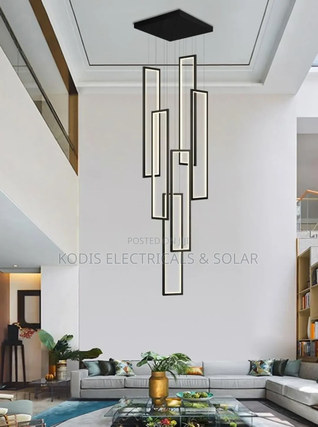 LED Classic Chandelier Lightings for Staircase and Open Parlour.